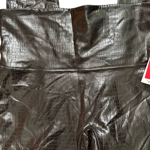 NWT Spanx Faux Leather Croc Leggings size 2x - Picture 6 of 9
